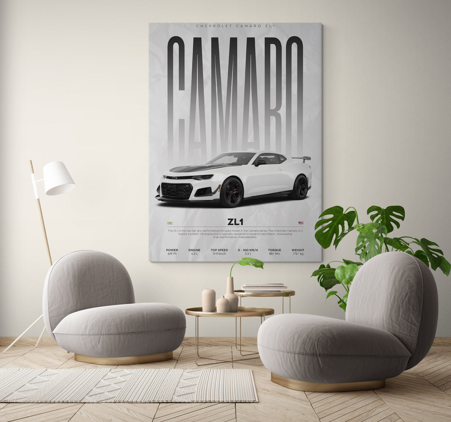 Revitalize your living space with the iconic Chevrolet Camaro car poster and Chevrolet Corvettes depicted in our captivating poster. Dive into the realm of poster design graphic and explore endless possibilities for your home decor. Let our posters for graphic design inspire your house interior design ideas and ignite your creativity in transforming your rooms, especially living rooms, into stylish sanctuaries.