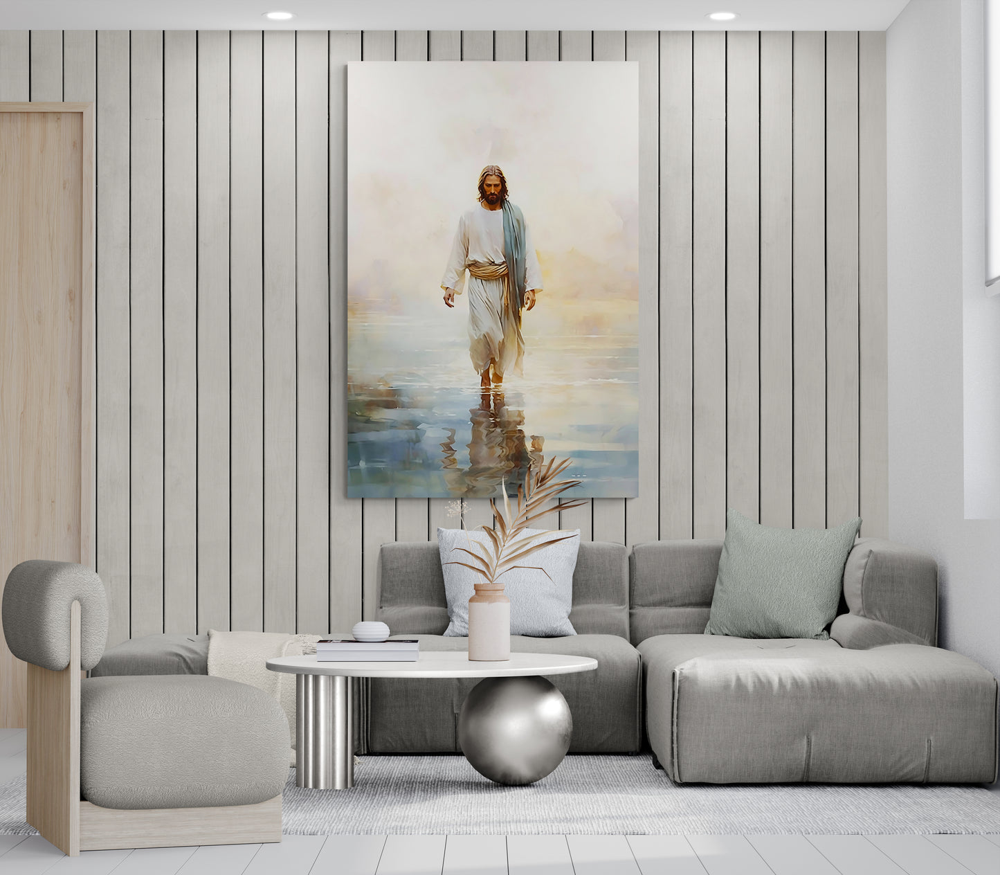JESUS CHRIST WALKING ON WATER