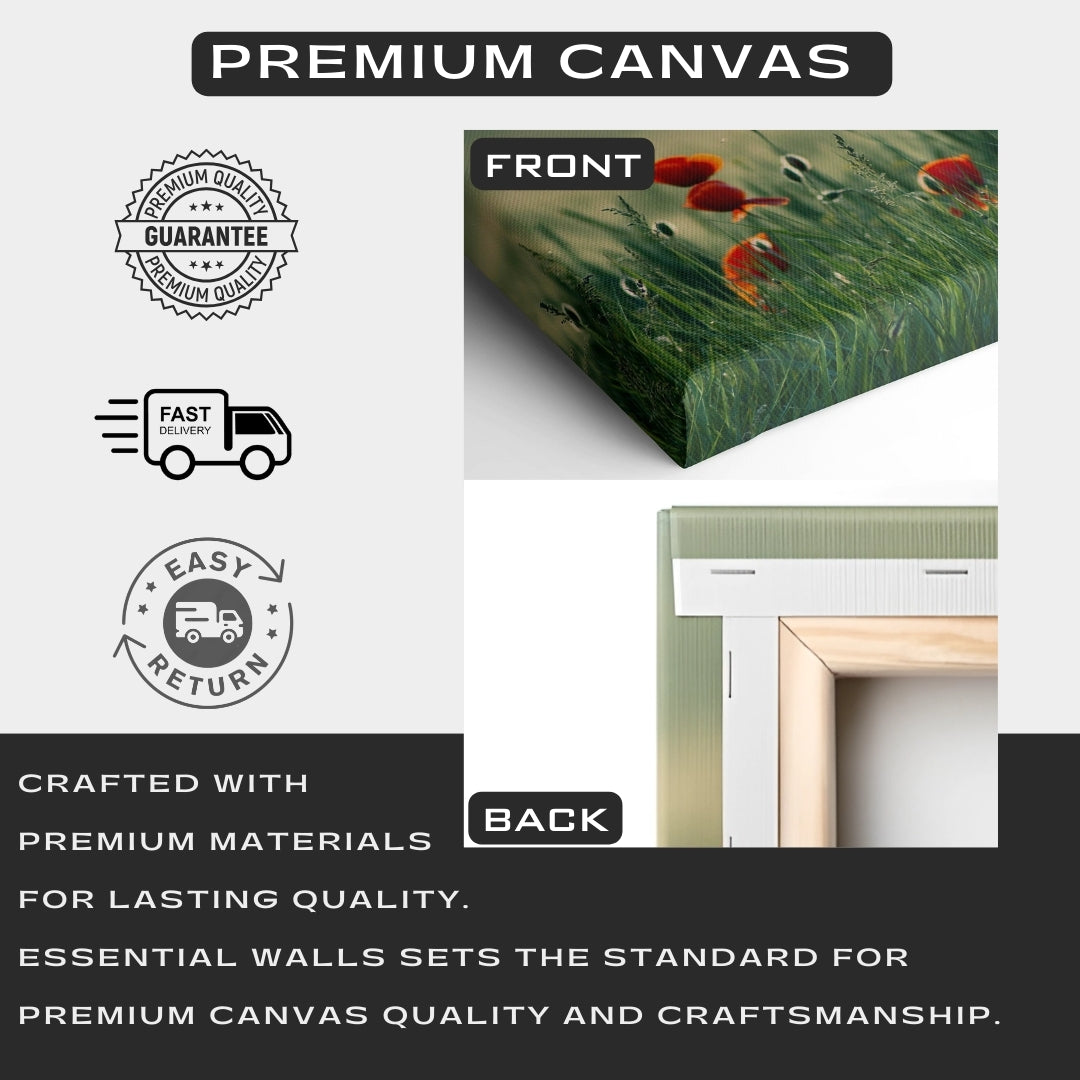Our canvases at Essential Walls are crafted with meticulous attention to detail and made with high-quality materials to ensure clarity, durability, and aesthetic appeal. Each design is carefully curated to cater to various tastes and preferences, offering a diverse range of options to suit different decor styles.