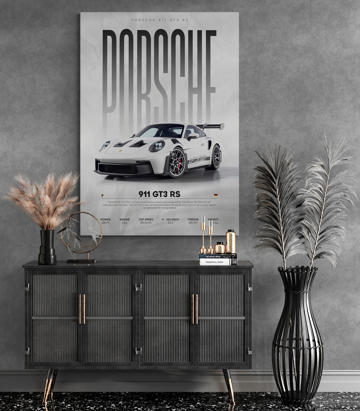 Explore our collection of Porsche 911 GT3 RS print artworks, perfect for small living room decorating ideas and enhancing your interior design by room. Discover the best wall paintings for art wall art featuring the Porsche 911 GT3 RS at Essential Walls, your ultimate destination for interior design for hall and drawing room design.