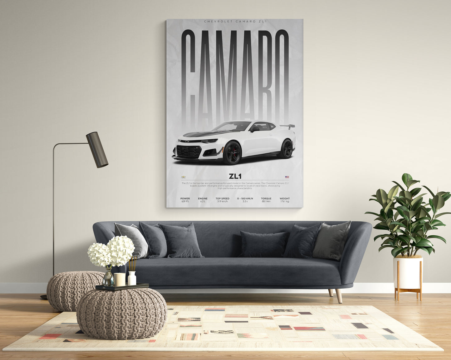 Rev up your interiors with the iconic Camaro SS and ZL1 posters from Chevy Camaro. These sleek designs are perfect for enhancing your home decor. Find inspiration for decoration design and discover home accessories near you to complement your space.