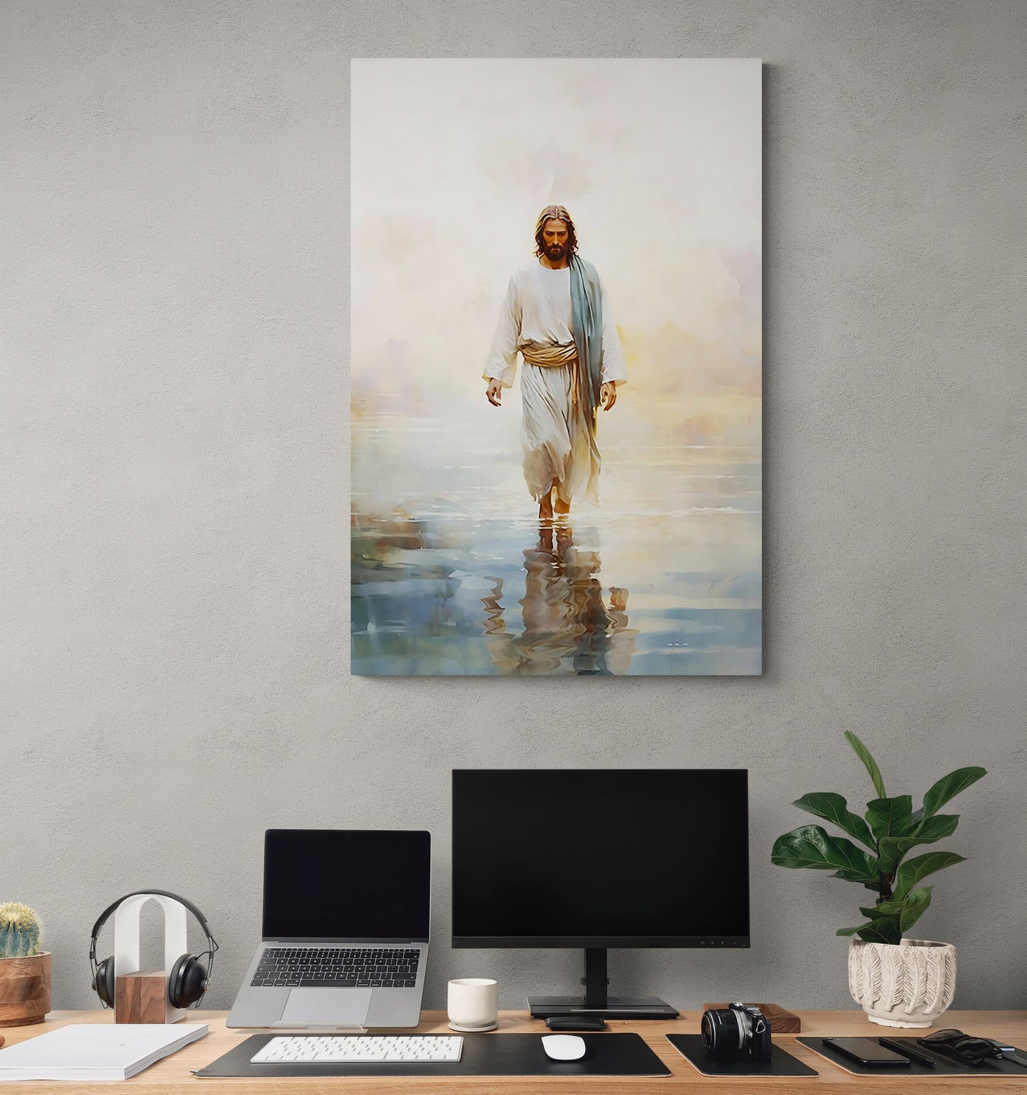 JESUS CHRIST WALKING ON WATER
