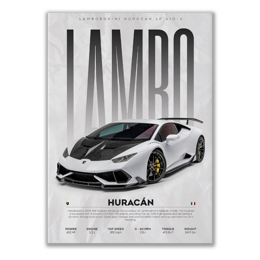 Enhance your living room interior with our vibrant Lamborghini Huracan canvas, capturing the essence of luxury and speed. Perfect for car enthusiasts, this canvas poster features stunning car art, including the iconic yellow Lamborghini. Elevate your interior decor ideas with black art elements and add a touch of sophistication to your space. Explore the allure of Lamborghini at an affordable cost with Essential Walls.
