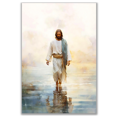 JESUS CHRIST WALKING ON WATER