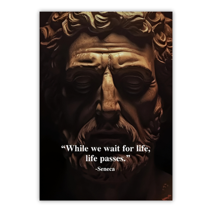 WHILE WE WAIT FOR LIFE, LIFE PASSES - SENECA